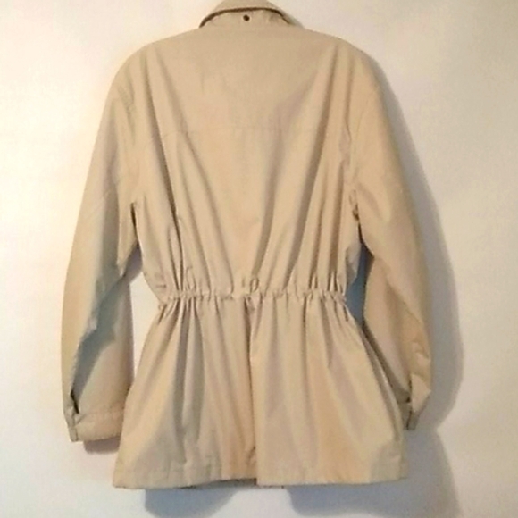 PACIFIC TRAIL Jacket Parka Y2k Tan Detach Snap Hood Tan Vintage Looks New - Picture 4 of 7